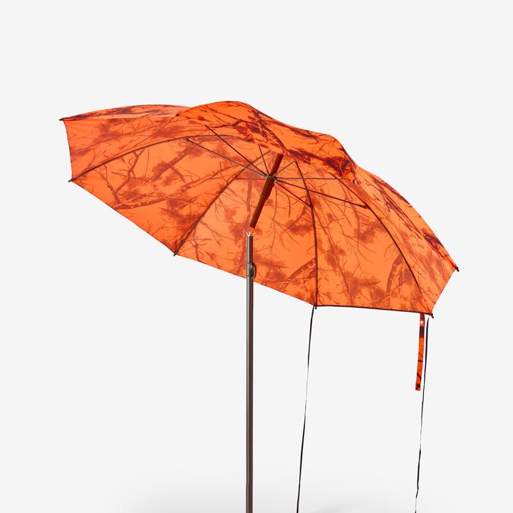 Image du produit Solognac Parapluie de chasse Camouflage/orange