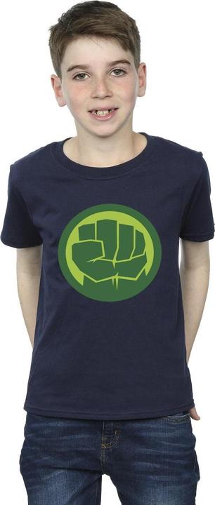 Actual product image Boys Hulk Chest Logo T-Shirt (128)