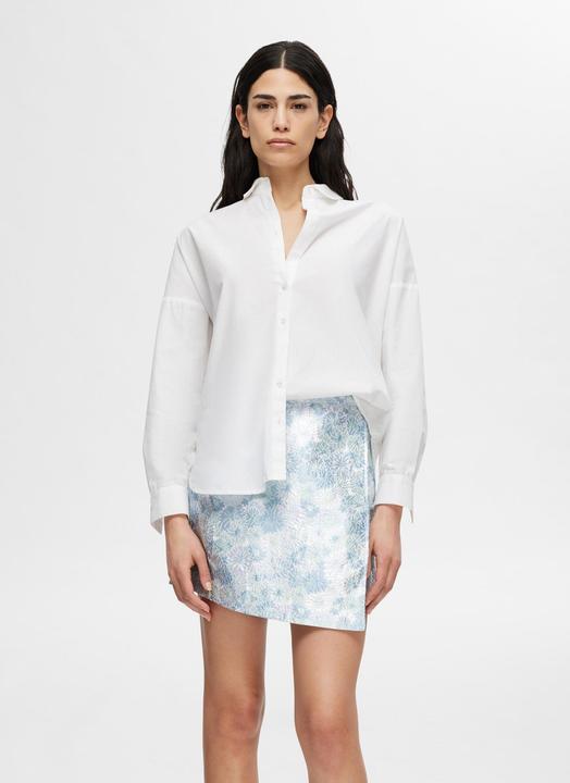 Image du produit Selected Femme Minijupe jacquard fleurie (38)