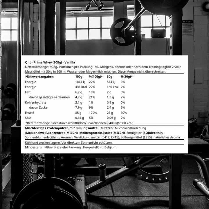 Immagine prodotto QNT Prime Whey 908g (Vaniglia, 1 pz., 908 g)