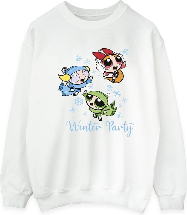 The Powerpuff Girls Girls Winter Party Sweatshirt (M)