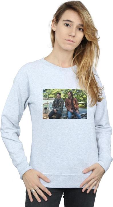 Actual product image Supernatural Womens/Ladies Impala Brothers Sweatshirt (L)