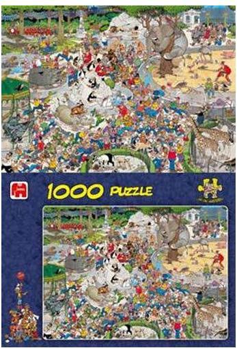 Produktbild Jumbo Jan van Haasteren Im Zoo (1000 Teile)