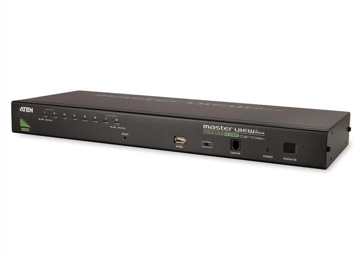 Aten CS1708A, Commutateur KVM 8 ports 2x PS2/ USB, VGA, daisychain