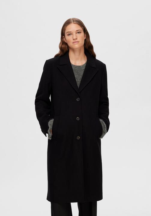 Produktbild Selected Femme Einreihiger Wollmantel (36)