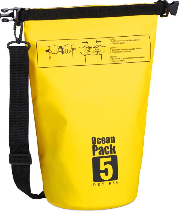 Actual product image Relaxdays Waterproof 5L Dry Bag (5 l)