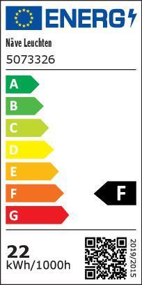 Energie-Label Näve LED Stripe 5m warmwei (Warmweiss, 500 cm, Indoor)
