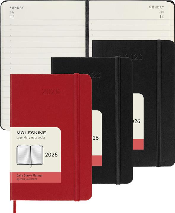 Image du produit Moleskine Agenda journalier (A6, De poche, Anglais)