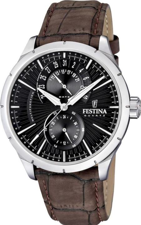 Festina Multifonction Rétro 16573/4 (M) (Montre avec pierre précieuse, 46 mm)