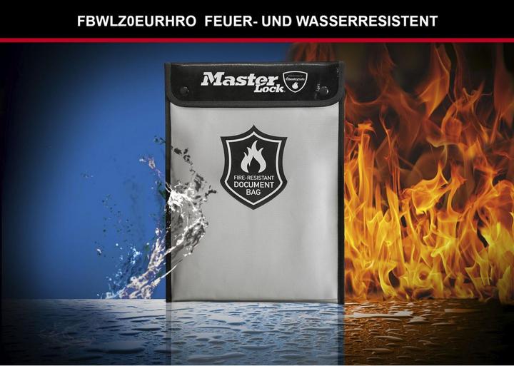Actual product image Master Lock Fire resistant document bag 2,8l