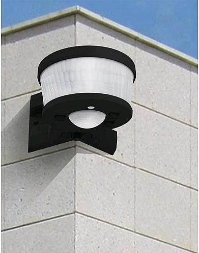 Actual product image EGB Motion detector 270black with sneak-by guard and corner mounting base (15 m)