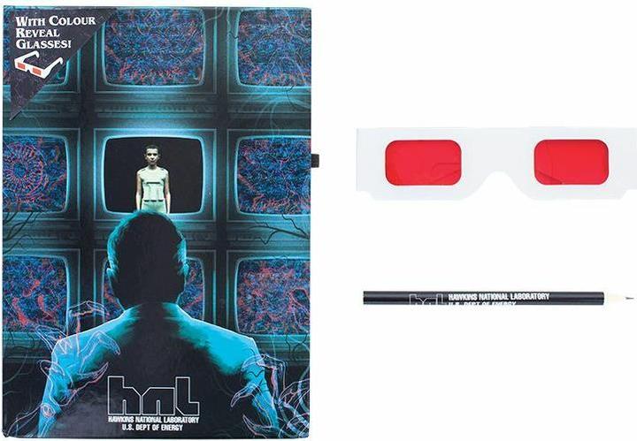 Image du produit Paladone Products Stranger Things - Cahier 3D Laboratoire Hawkins (A5, Pointillés, Couverture rigide)