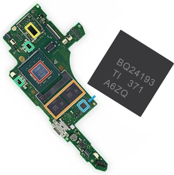 Image du produit Ueli Express Nintendo Switch BQ24193 Pièce de rechange de la puce de charge de la batterie (Switch)