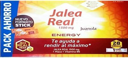 Produktbild Juanola Royal Jelly Energy 1500mg 28 Sachets 10ml - Pack of 28