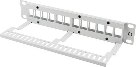 Actual product image Lanberg patch panel blank 12 port 1U