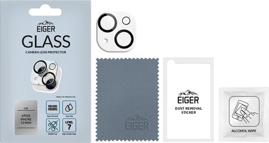 Actual product image Eiger Mountain Glass Lens (1 Piece, Apple iPhone 13 mini)