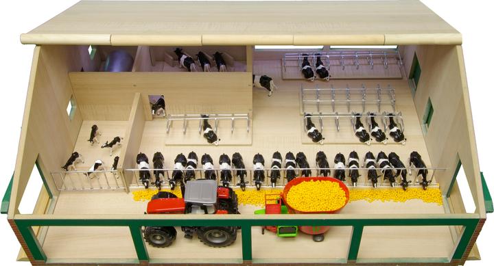 Image du produit Sombo Cubicle Bois stable avec unité de traite 1:33