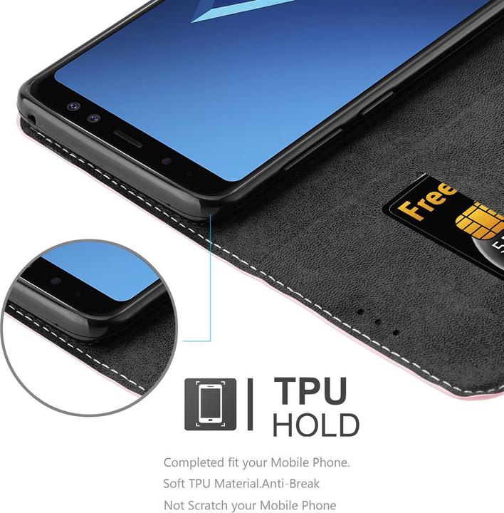 Produktbild Cadorabo X-Wallet Kunstlederkombi Hülle (Samsung Galaxy A8 (2018))