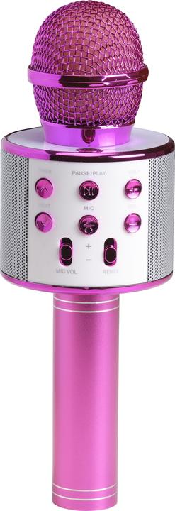 Actual product image Denver Karaoke Microphone Speaker KMS-20P, pink