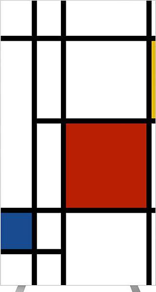 Paperflow Decorative partition MONDRIAN