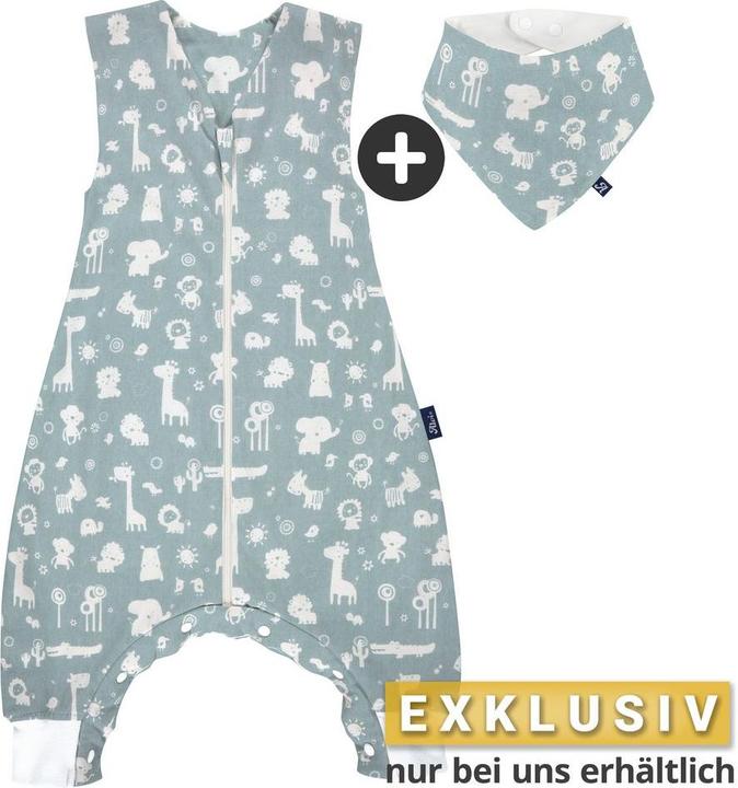 Produktbild Alvi Schlafsäcke Sommer-Schlafsack mit Füssen / Sleep-Overall Light / (100 cm)