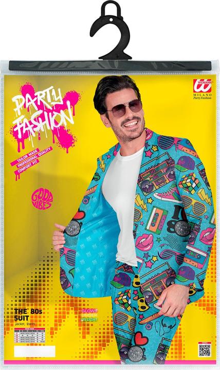 Image du produit Widmann 80er JAHRE PARTY FASHION ANZUG (Jackett, Hose), XXL (XXL)