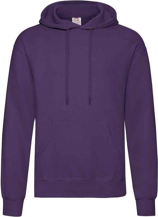 Actual product image Fruit of the Loom Adults Unisex Classic Hooded Sweatshirt (XXL)