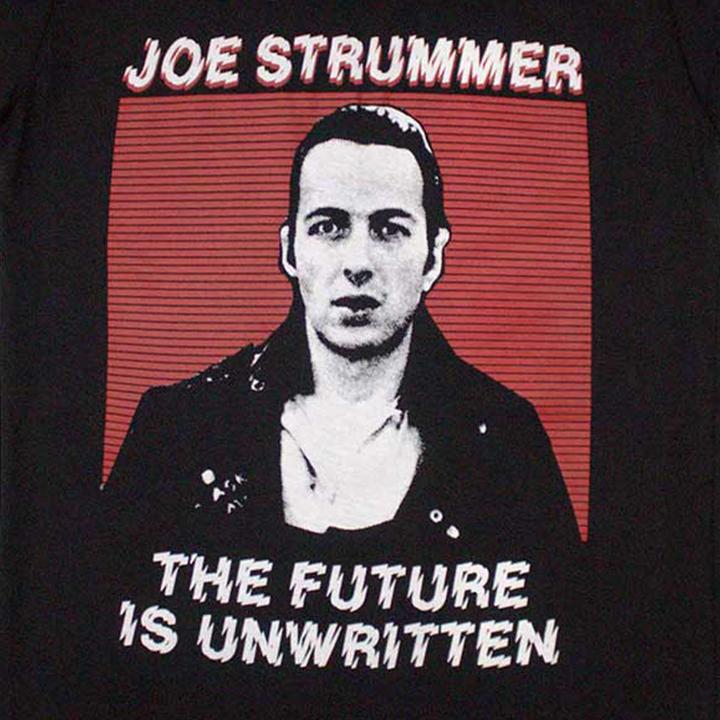 Actual product image Joe Strummer Unisex Adult The Future Is Unwritten T-Shirt (S)