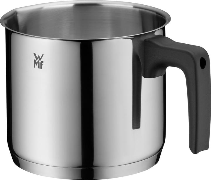 Produktbild WMF Kochtopf Milchtopf Induktion 14cm Topf klein 1,7l Kunststoffgriff Edelstahl (14 cm, Milchtopf, Edelstahl)
