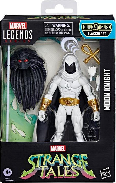 Actual product image Hasbro Strange Tales Marvel Legends action figure Moon Knight (BAF: Blackheart) 15 cm