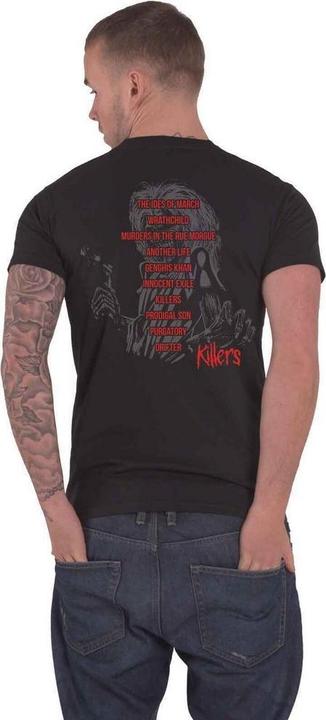 Image du produit Music Brand T-shirt unisexe adulte Killers V.2. Album Track List Back Print (S)
