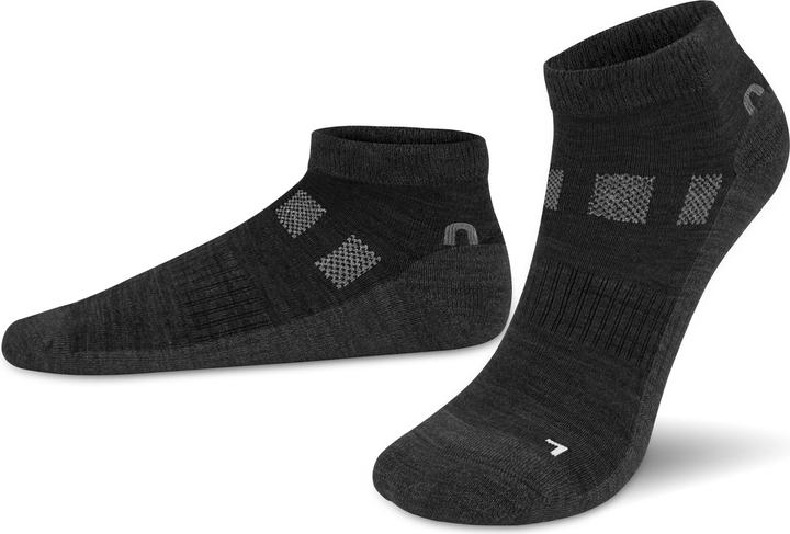 Normani 2 Paar Merino-Sneakersocken (2er Pack, 47 - 50)
