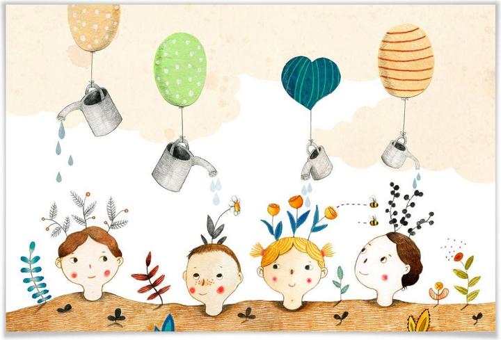 Image du produit Trenddeko Loske - Jardin d'enfants (100 x 70 cm)