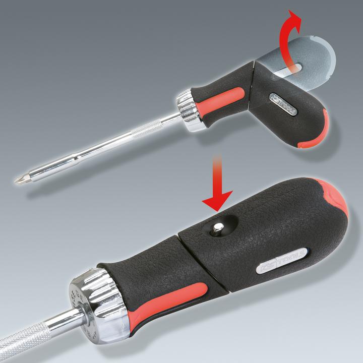 Actual product image KS Tools 1/4" Revolver Ratchet Bit Screwdriver (40 Nm)
