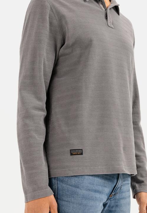Actual product image Camel Active Cotton long-sleeved polo shirt (M)