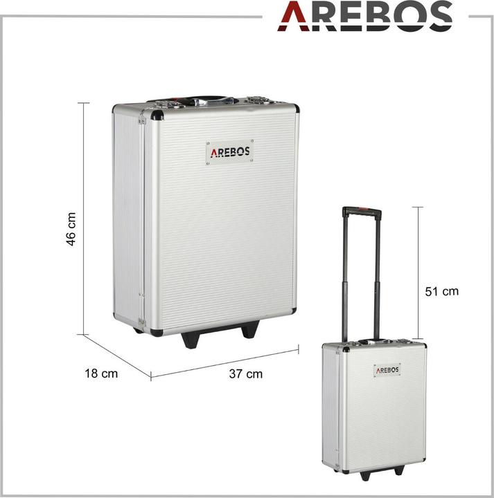 Immagine prodotto Arebos Valigetta porta attrezzi (1200 pezzi)