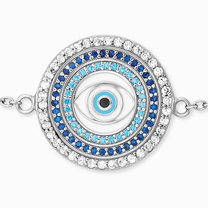 Immagine prodotto Engelsrufer Bracciale Lucky Eye (19 cm, Argento 925, Con pietra/e, Smalto)