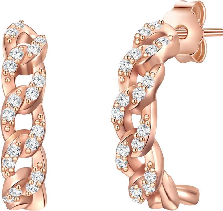 Image du produit Glanzstücke München Femmes argent sterling zirconium rose or - 28401 (Argent 925)