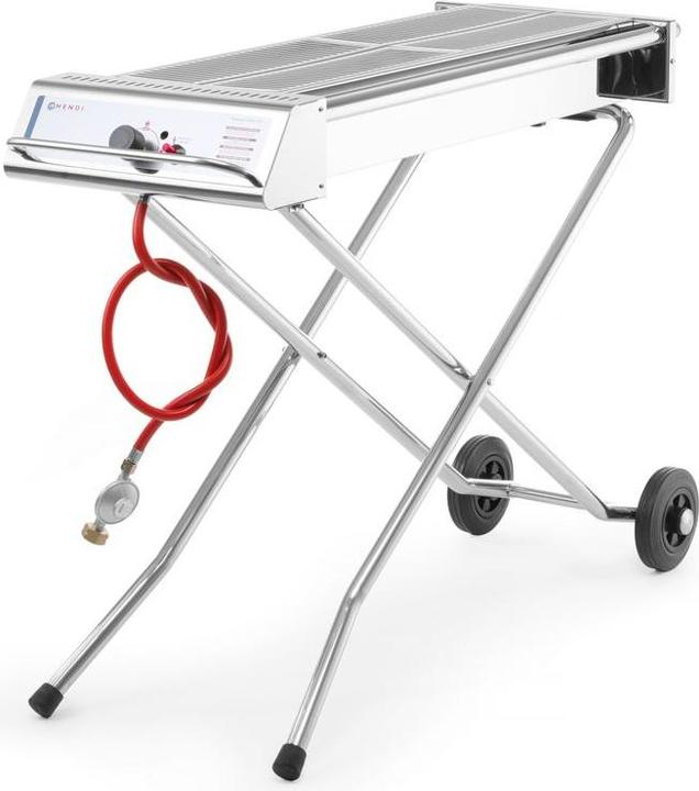 Image du produit Hendi Barbecue à gaz Powergrill Xenon-Pro Acier inoxydable 1120x410x9 (7.50 kW)