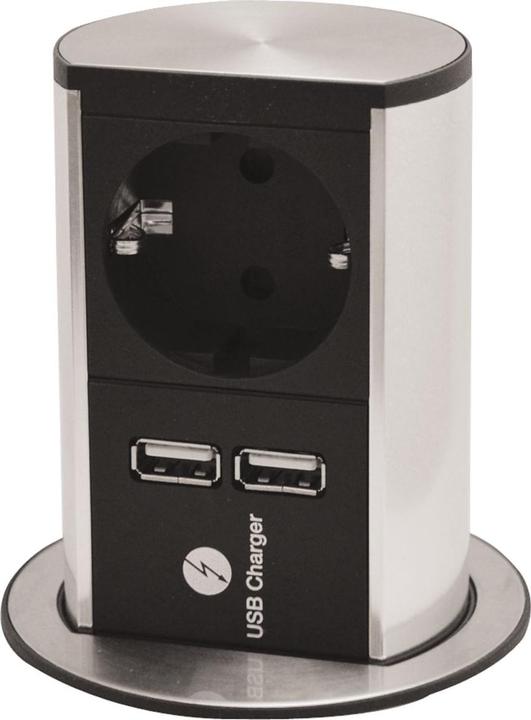 Produktbild Bachmann Steckdosen (2 x, CEE 7/3, 2 m)