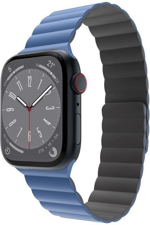 Immagine prodotto MagEasy Bracciale magnetico in silicone per Apple Watch 38/40/41 mm - Blu (38 mm, 41 mm, 40 mm, Silicone)