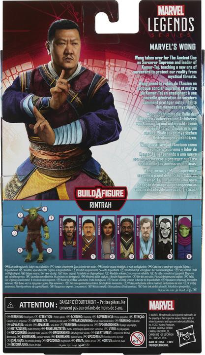 Immagine prodotto Hasbro Figura da collezione di Wong della Serie Leggende Marvel (15 cm), 4 accessori e 1 elemento da