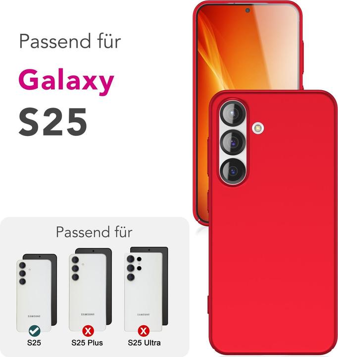 Actual product image Nalia PureFit - Ultra Dünne 0,5mm Leichte Hülle - Slim Fit Hardcase (Samsung Galaxy S25)