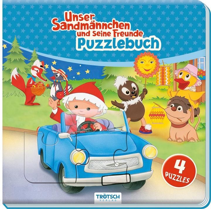 Actual product image Unser Sandmännchen Puzzlebuch mit 4 Puzzle Sandmann (German, Trötsch Verlag GmbH & Co KG, 2020)