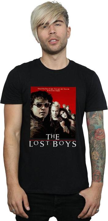 Actual product image The Lost Boys Mens Red Poster T-Shirt (5XL)