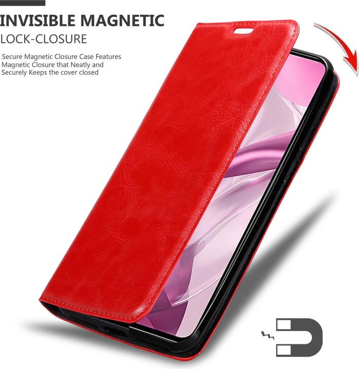 Produktbild Cadorabo Book Invis. Magnet Hülle (Xiaomi Mi 11 Lite, Xiaomi Mi 11 Lite 5G, Xiaomi Mi 11 Lite 5G NE)