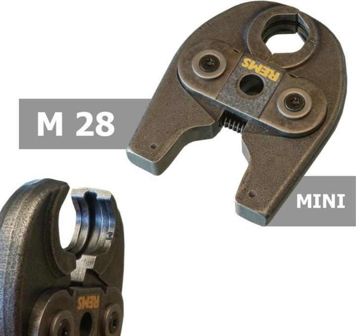Actual product image Rems Pressing jaw pressing pliers Mini M28 ( 578318 ) for Mini Press (125 mm)