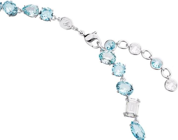 Immagine prodotto Swarovski Collana Gema Vari Tagli Blu (Metallo Swarovski, 38 - 43 cm)