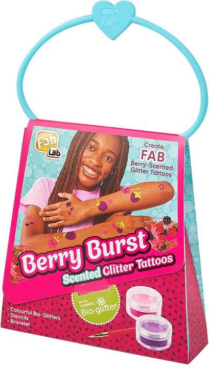 Actual product image Linex FabLab Berry Burst Glitter Tattoos with scent (30485)