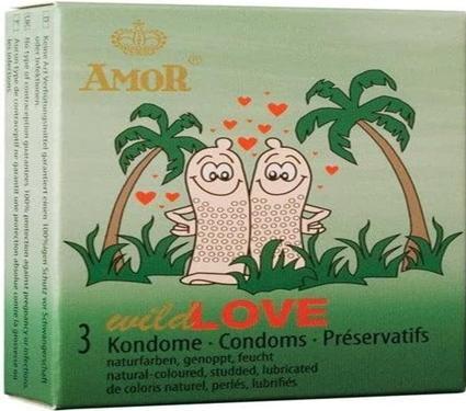 Immagine prodotto Amor Wild Love" 3 profilattici morbidi per un amore e una passione selvaggi (3 pz.)